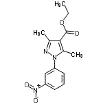 CAS#: 346440-86-6, Ethyl 3,5-Dimethyl-1-(3-Nitrophenyl)-1H-Pyrazole-4-Carboxylate