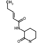 CAS 登录号：34655-93-1， (2E)-N-(2-氧代-3-哌啶基)-2-戊烯酰胺