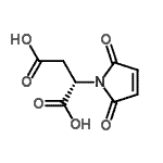 CAS 登录号：346670-61-9， (2S)-2-(2,5-二氧代-2,5-二氢-1H-吡咯-1-基)琥珀酸