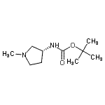 CAS#: 346691-01-8, 2-Methyl-2-Propanyl [(3R)-1-Methyl-3-Pyrrolidinyl]Carbamate