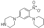 CAS 登录号：346704-04-9， 1-[4-硝基-3-(1-哌啶基)苯基]哌嗪