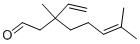 CAS#: 34687-42-8, 3-Ethenyl-3,7-Dimethyloct-6-Enal