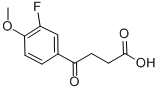 CAS#: 347-63-7, 3-(3-Fluoro-4-Methoxybenzoyl)Propionic Acid