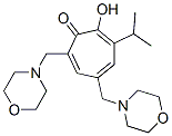 CAS#: 34723-12-1, 2-Hydroxy-3,5-Bis(Morpholin-4-Ium-4-Ylmethyl)-7-Propan-2-Ylcyclohepta-2,4,6-Trien-1-One Dichloride
