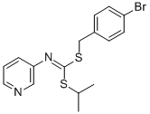 CAS#: 34763-45-6, [1-(4-Bromophenyl)-2-Methylpropan-2-Yl] (Pyridin-3-Ylamino)Methanedithioate