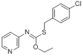 CAS#: 34763-52-5, S-[(4-Chlorophenyl)Methyl] [(2-Ethylpyridin-3-Yl)Amino]Methanethioate
