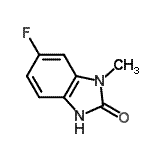 CAS#: 348133-45-9, 6-Fluoro-1-Methyl-1,3-Dihydro-2H-Benzimidazol-2-One