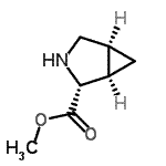 CAS 登录号：348143-53-3， 甲基(1R,2R,5S)-3-氮杂双环[3.1.0]己烷-2-羧酸酯