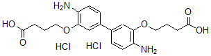 CAS 登录号：34915-18-9， 4-[2-氨基-5-[4-氨基-3-(4-羟基-4-氧代丁氧基)苯基]苯氧基]丁酸二盐酸盐