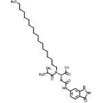 CAS 登录号：34922-45-7， (2S)-2-(2-甲基丙烷酰基-十八烷基-氨基)-4-氧代-4-[(3-氧代-1,2-二氢吲唑-6-基)氨基]丁酸