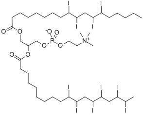CAS 登录号：34957-08-9， [2-(10,11,13,14,16,17-六碘十八烷酰基氧基)-3-(9,10,12,13-四碘十八烷酰基氧基)丙基]2-三甲基铵乙基磷酸酯盐
