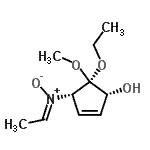 CAS#: 349611-66-1, (1R,4S,5S)-5-Ethoxy-4-[(Z)-Ethylidene(Oxido)-lambda<Sup>5</Sup>-Azanyl]-5-Methoxy-2-Cyclopenten-1-Ol