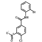 CAS 登录号：349619-73-4， N-(2-溴苯基)-4-氯-3-硝基苯甲酰胺