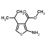 CAS#: 349662-66-4, Methyl 2-Amino-4-Isopropyl-3-Thiophenecarboxylate