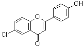 CAS 登录号：3505-42-8， 6-氯-2-(4-羟基苯基)-4H-苯并吡喃-4-酮