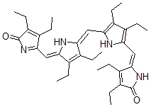 CAS#: 35050-46-5, 5-[(Z)-[(5E)-5-[[5-[(Z)-(3,4-Diethyl-5-Oxopyrrol-2-Ylidene)Methyl]-3,4-Diethyl-1H-Pyrrol-2-Yl]Methylidene]-3,4-Diethylpyrrol-2-Ylidene]Methyl]-3,4-Diethylpyrrol-2-One