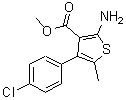 CAS#: 350989-57-0, Methyl 2-Amino-4-(4-Chlorophenyl)-5-Methyl-3-Thiophenecarboxylate
