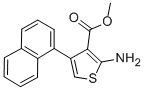 CAS#: 350997-17-0, 2-Amino-4-Naphthalen-1-Yl-Thiophene-3-Carboxylic Acid Methyl Ester