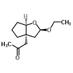 CAS#: 351010-34-9, 1-[(2R,3aR,6aR)-2-Ethoxyhexahydro-3aH-cyclopenta[b]furan-3a-yl]acetone