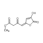 CAS 登录号：351069-92-6， 甲基(4E)-4-(4-羟基-5-氧代-2(5H)-呋喃亚基)-3-氧代丁酸酯