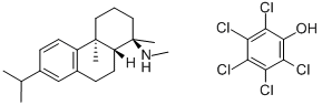 CAS 登录号：35109-57-0， 去氢松香基铵五氯苯氧化物