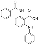 CAS 登录号:35118-88-8, 2-(苯甲酰基氨基)-6-(苯基氨基)苯甲酸