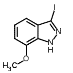CAS#: 351210-07-6, 3-Iodo-7-Methoxy-1H-Indazole