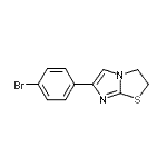 CAS#: 35181-52-3, 6-(4-Bromophenyl)-2,3-Dihydroimidazo[2,1-b][1,3]Thiazole