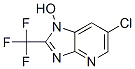 CAS 登录号：35195-95-0， 6-氯-1-羟基-2-(三氟甲基)咪唑并[4,5-b]吡啶