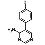 CAS#: 352002-25-6, 5-(4-Chlorophenyl)-4-Pyrimidinamine