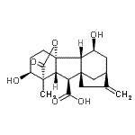 CAS#: 35214-68-7, (1S,2S,3S,5S,8R,9S,10R,11S,12S)-3,12-Dihydroxy-11-Methyl-6-Methylene-16-Oxo-15-Oxapentacyclo[9.3.2.1<Sup>5,8</Sup>.0<Sup>1,10</Sup>.0<Sup>2,8</Sup>]Heptadecane-9-Carboxylic Acid