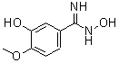 CAS#: 352330-51-9, N,3-Dihydroxy-4-Methoxybenzenecarboximidamide