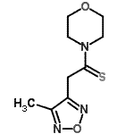 CAS#: 352349-19-0, 2-(4-Methyl-1,2,5-Oxadiazol-3-Yl)-1-(4-Morpholinyl)Ethanethione