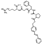 CAS#: 35253-75-9, 1-({[4-(Phenyldiazenyl)Benzyl]Oxy}Carbonyl)-L-Prolyl-L-Phenylalanylglycyl-D-Arginine