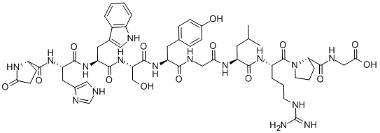CAS 登录号：35263-73-1， 10-甘氨酸-促黄体激素-释放因子(猪)