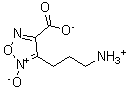 CAS#: 352647-66-6, 4-(3-Aminopropyl)-5-oxido-1,2,5-oxadiazol-5-ium-3-carboxylic acid