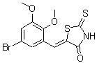 CAS#: 352694-18-9, (5Z)-5-(5-Bromo-2,3-Dimethoxybenzylidene)-2-Thioxo-1,3-Thiazolidin-4-One