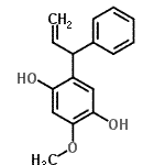CAS#: 3527-07-9, 2-Methoxy-5-(1-Phenyl-2-Propen-1-Yl)-1,4-Benzenediol