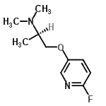 CAS 登录号：352707-32-5， (2R)-1-[(6-氟-3-吡啶基)氧基]-N,N-二甲基-2-丙胺