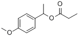 CAS 登录号：35279-24-4， 1-(4-甲氧基苯基)乙基丙酸酯