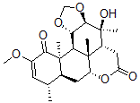 CAS#: 35334-40-8, (11R,- 12alpha)-13-Hydroxy-2- methoxy-11,12-[methylenebis(oxy)]-Picras-2-ene-1,16-dione