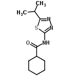 CAS#: 353467-82-0, N-(5-Isopropyl-1,3,4-Thiadiazol-2-Yl)Cyclohexanecarboxamide