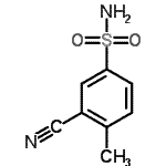 CAS 登录号：353468-48-1， 3-氰基-4-甲基苯磺酰胺