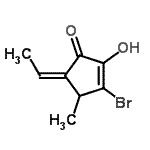 CAS#: 353476-10-5, (5Z)-3-Bromo-5-Ethylidene-2-Hydroxy-4-Methyl-2-Cyclopenten-1-One