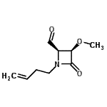 CAS 登录号：353494-37-8， (2R,3R)-1-(3-丁烯-1-基)-3-甲氧基-4-氧代-2-吖丁啶甲醛