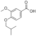 CAS 登录号：3535-35-1， 4-异丁氧基-3-甲氧基-苯甲酸