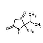 CAS#: 35350-04-0, 2-Isopropyl-2-Methyl-1,3-Thiazolidin-4-One 1-Oxide