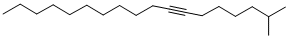 CAS 登录号：35354-38-2， 2-甲基十八碳-7-炔