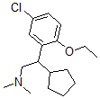 CAS 登录号：35366-22-4， 2-(5-氯-2-乙氧基苯基)-2-环戊基-N,N-二甲基乙胺