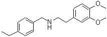 CAS 登录号：353773-29-2， 2-(3,4-二甲氧基苯基)-N-(4-乙基苄基)乙胺